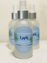 Load image into Gallery viewer, glass jar with fine mist spray filled with magnesium chloride solution